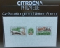 Preview: Citroen Philatelieset "Große Leistungen auf kleinem Format" 1976 original framed (4831)